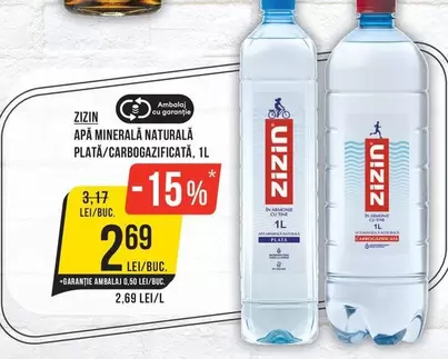 APĂ MINERALĂ NATURALĂ PLATA/CARBOGAZIFICATĂ