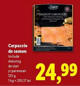 Carpaccio de somon