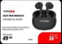 CĂȘTI TRUE WIRELESS VTHSEN05A NEGRU
