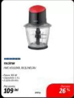 tocător FMC HS5004R, RS 517NEGRU