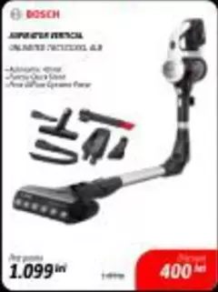 Bosch - Aspirator Vertical Unlimited 7 ProAnimal, 4.0