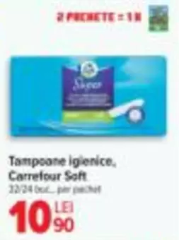 Tampoone igienice, Carrefour Soft