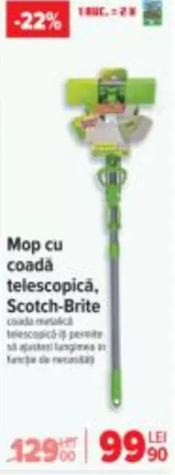 Mop cu coadă telescopică