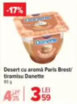 Desert cu aroma Paris Brest/tiramisu