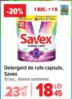 Detergent de rufe capsule