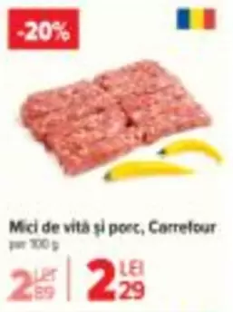 Mici de vită şi porc