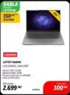 Lenovo - LAPTOP GAMING 15IAH7H LUNARGREY