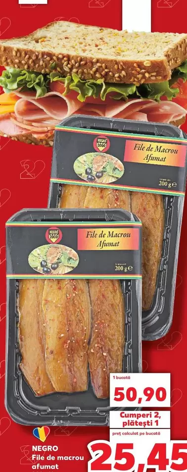 File de macrou afumat