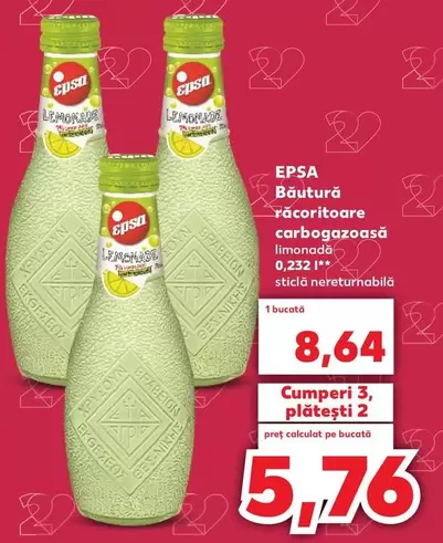 Băutură răcoritoare carbogazoasă limonada