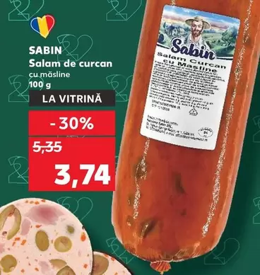 Salam de curcan cu măsline