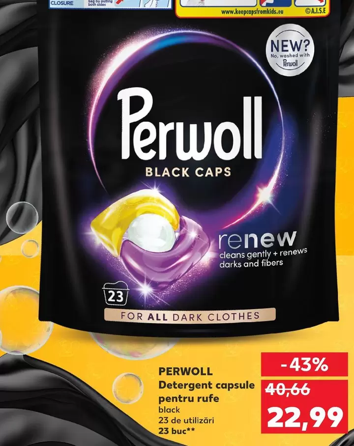 Detergent capsule pentru rufe