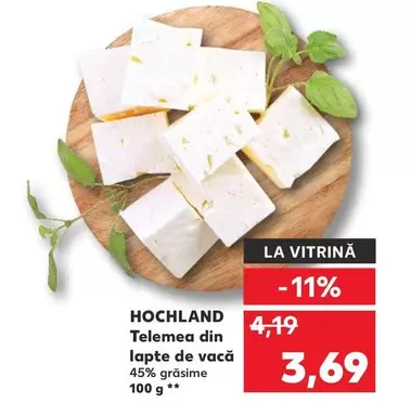 Telemea din lapte de vacă