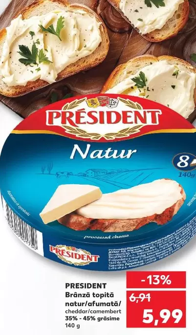 Brânză topitā natur/afumato/ cheddar/camembert