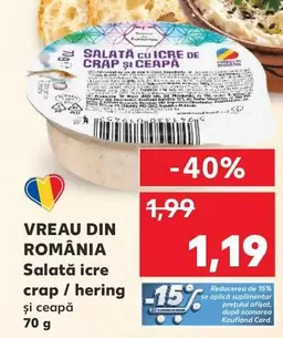 Salată icre crap / hering