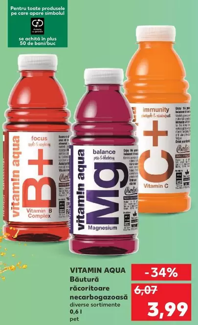 Vitamin Aqua - Băutură răcoritoare necarbogazoasă