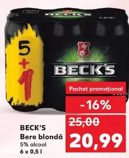 Beck's - Bere blondă