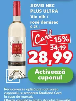 Alb - PLUS ULTRA Vin alb / rosé demisec