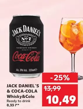 Jack Daniel's - COCA-COLA Whisky&Cola Ready to drink