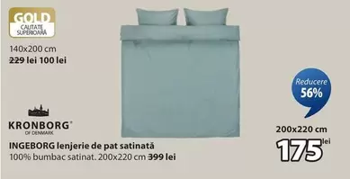 INGEBORG lenjerie de pat satinată