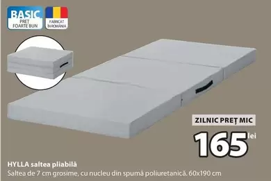 HYLLA saltea pliabilă