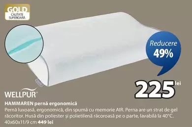HAMMAREN pernă ergonomică