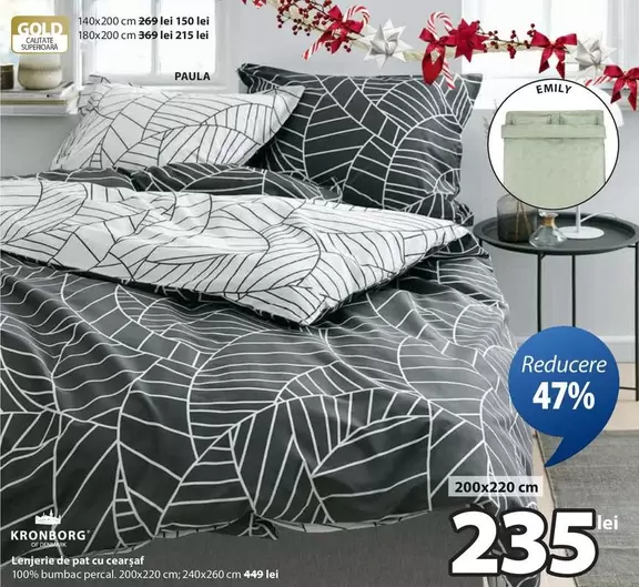 Lenjerie de pat cu cearsaf