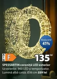 coroniţă LED exterior