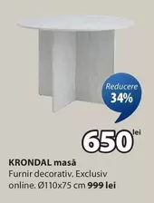 KRONDAL masă