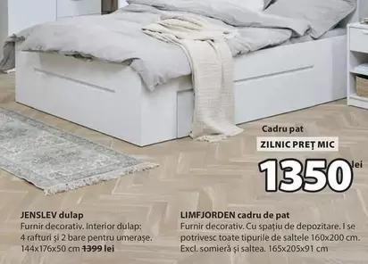 LIMFJORDEN cadru de pat