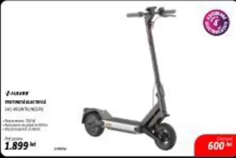 TROTINETA ELECTRICA 140 ARGINTIU/GRI