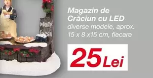 Magazin de Crăciun cu LED