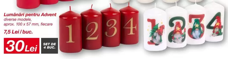 Lumanari pentru Advent