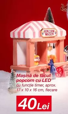 Mașină de făcut popcorn cu LED