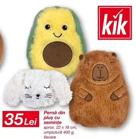 Pernă din plus cu semințe