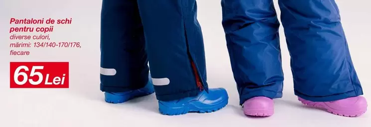 Pantaloni de schi pentru copii