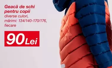 Geacă de schi pentru copii