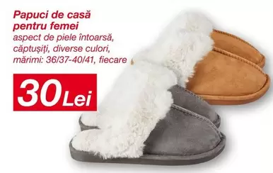 Papuci de casă pentru femei