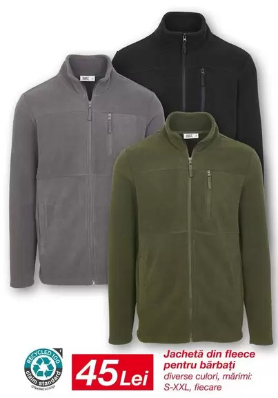 Jachetă din fleece pentru bărbați
