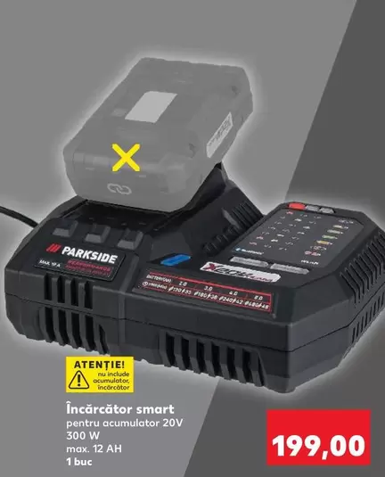 Încărcător smart pentru acumulator 20V