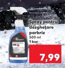 Spray pentru dezghețare parbriz