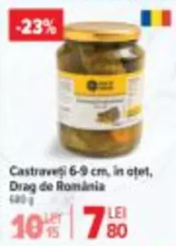 Castraveți 6-9 cm, in otet