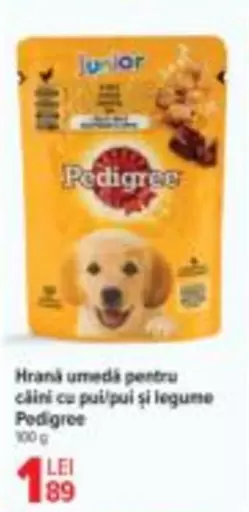 Hrană umedă pentru câini cu pui/pui și legume