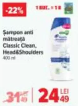 Şampon anti mătreață Classic Clean