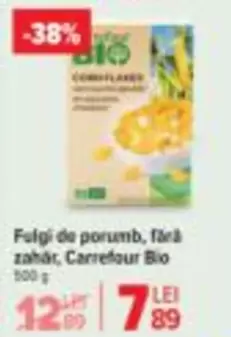 Fulgi de porumb, fără zahăr