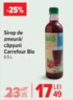 Sirop de zmeură/căpşuni