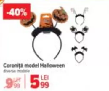 Coroniță model Halloween