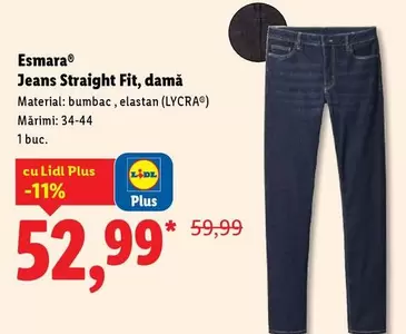 Jeans Straight Fit, damă