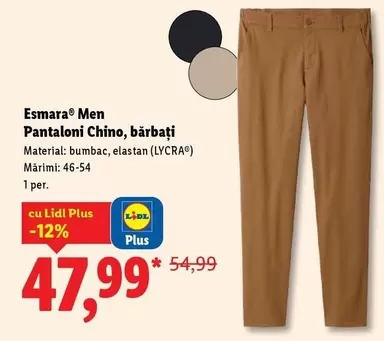 Pantaloni Chino, bărbați