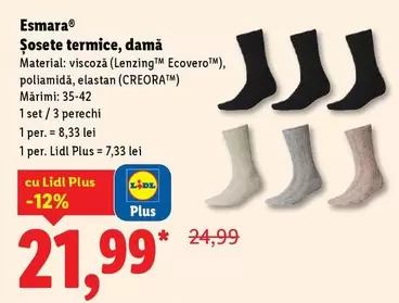 Şosete termice, damă