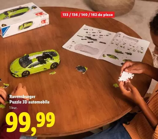 Puzzle 3D automobile